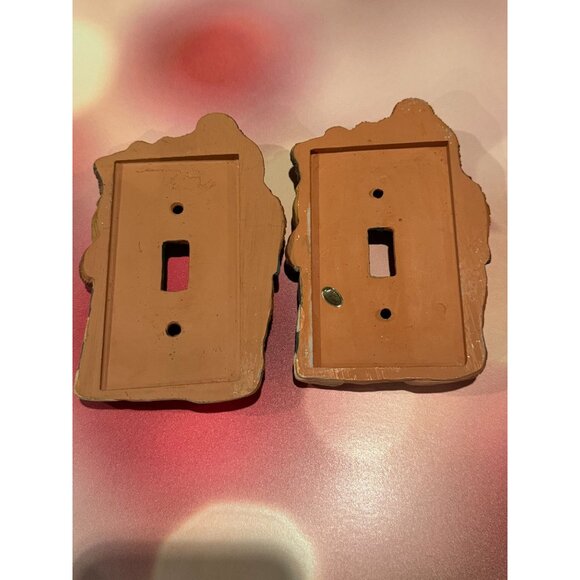 Set of 2 Vintage 1996 Figi Graphics Teddy Bear Light‎ Switch Covers - Picture 3 of 7